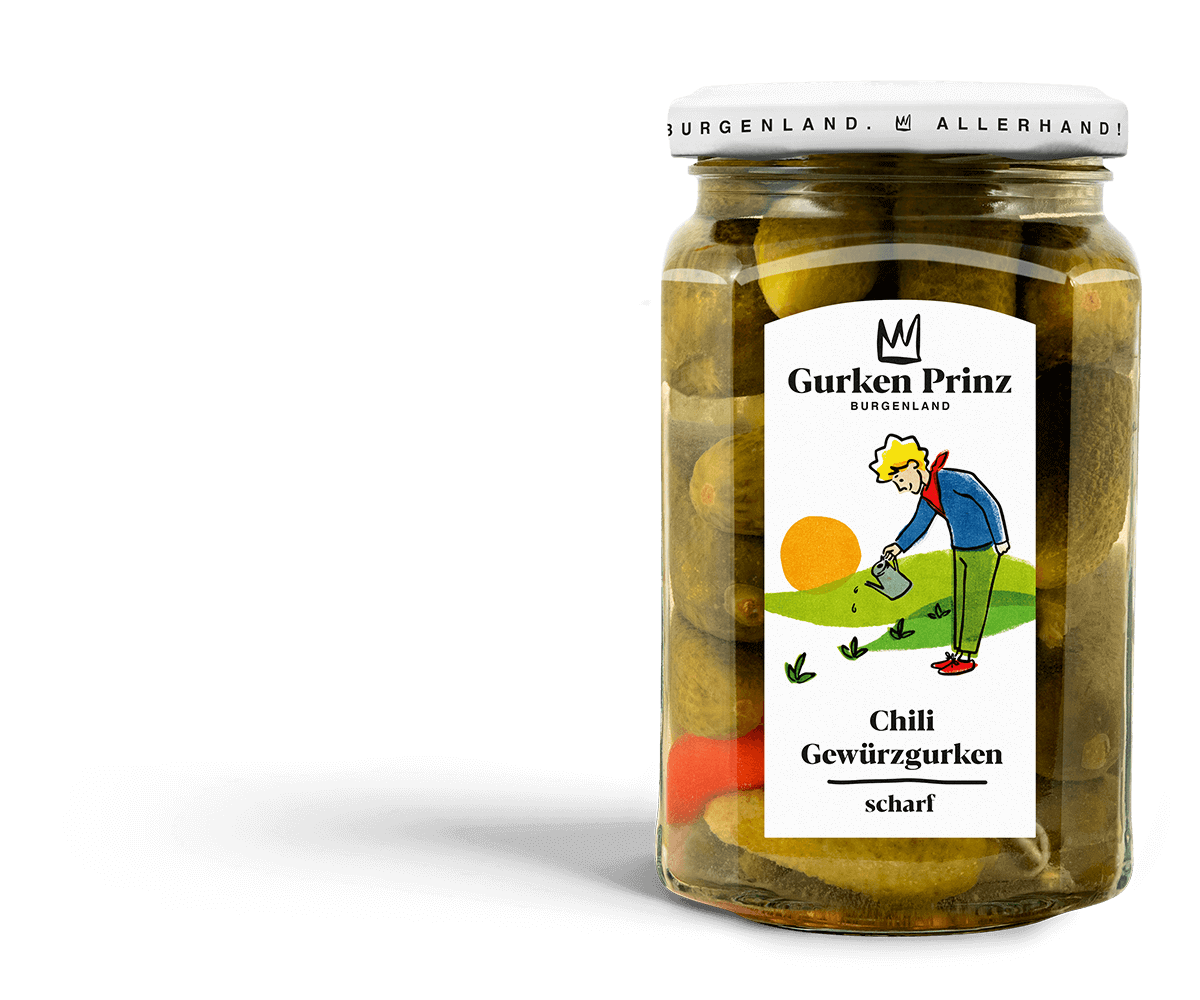 Chilli Pickled Gherkins Gurkenprinz